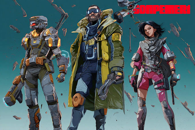 Draw a sci fi, game art illustration or sci fi character by Arian_kriel ...