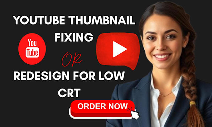 fix your low CTR by redesigning your youtube thumbnail to get more clicks
