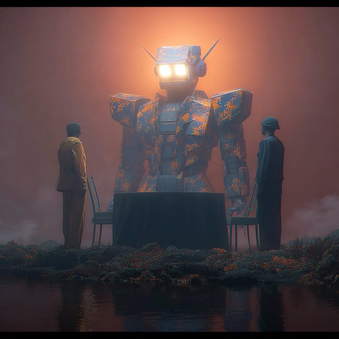 do custom robot, mecha and cyborg character