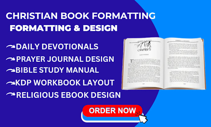 Design format christian ebook, daily devotion, workbook, prayer book ...