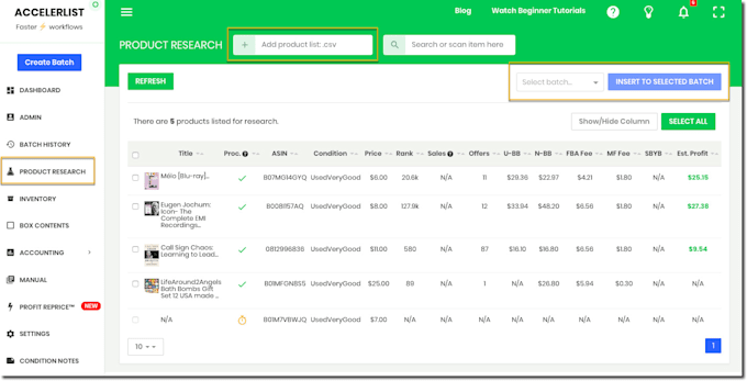 do product listing and data entry professionally