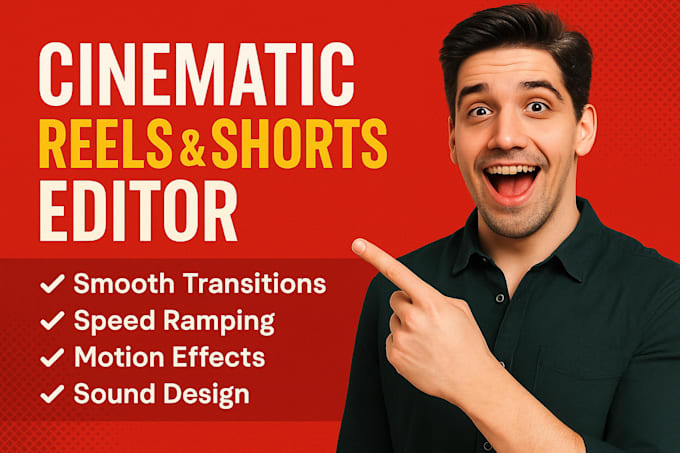 create cinematic reels and shorts with smooth transitions