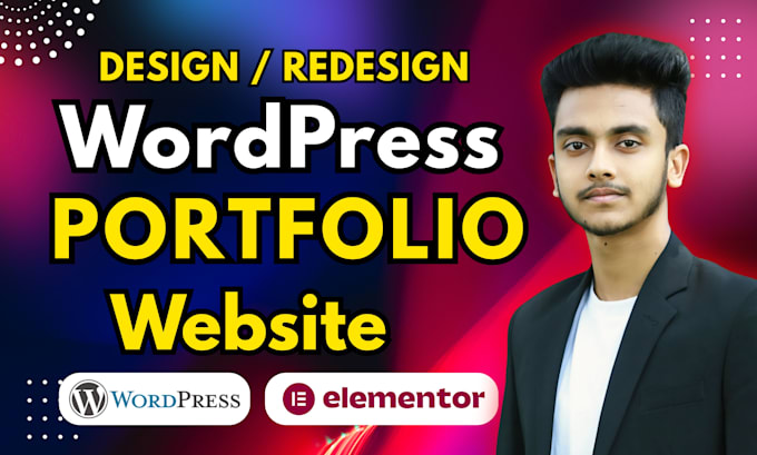 Create a wordpress portfolio website or personal branding with personal ...