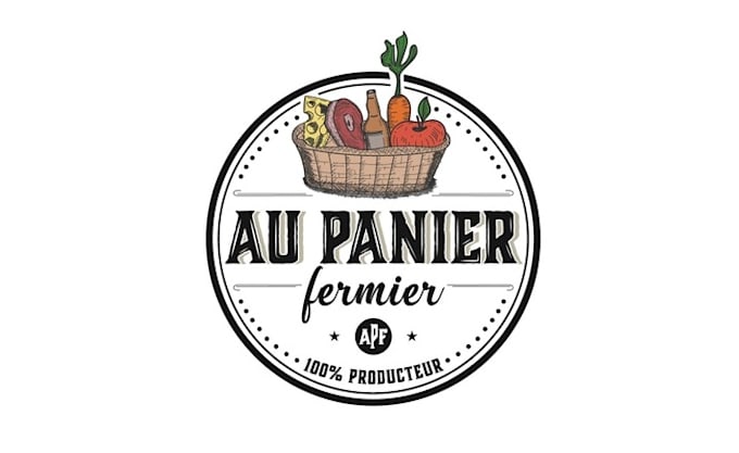 design fresh natural fruit logo