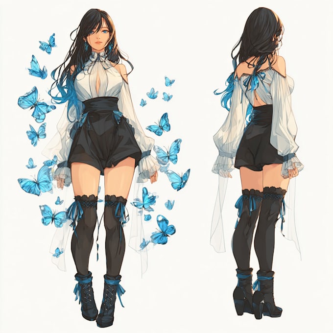 draw anime, manga or game characters