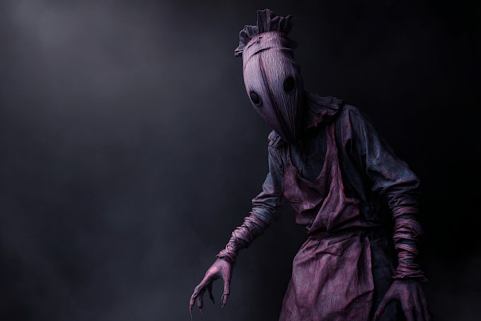 make scary horror creature and fantasy character concept