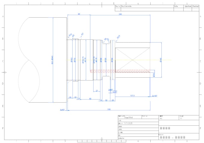 create detailed 2d mechanical autocad drawings