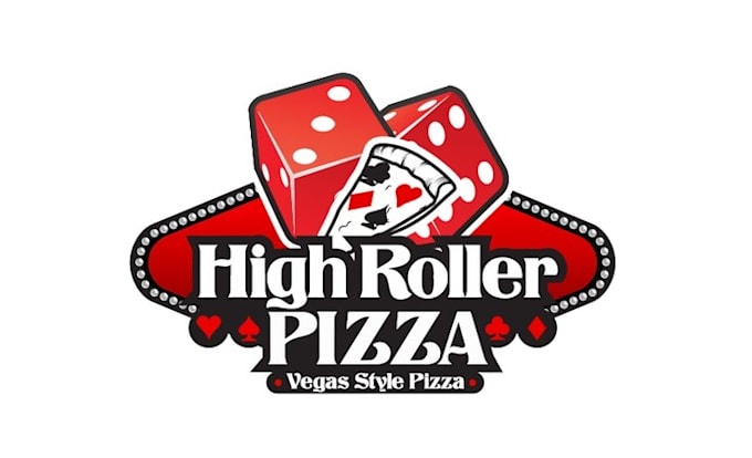design best quality pizza brand and dice logo