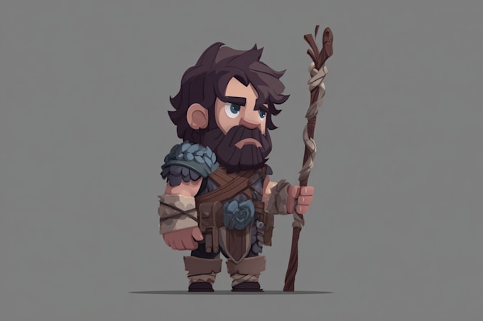 draw professional characters for 2d games in unity