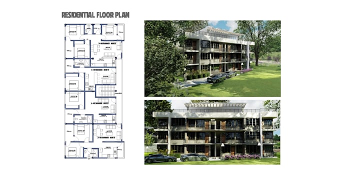 convert 2d plans to 3d floor plans on archicad and blender