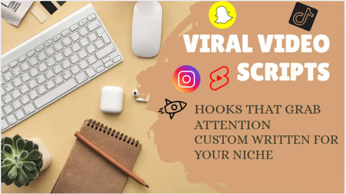 Write viral hooks and short form scripts for tiktok reels and youtube ...