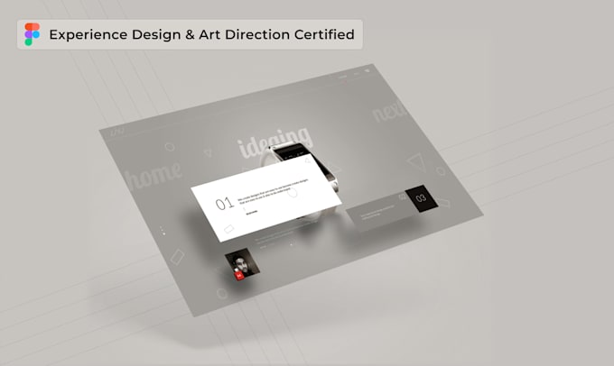 design beautiful minimalist website mockups in figma