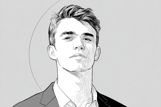 Draw minimalist vector cartoon portrait avatar in 12h by Lethaeyten ...