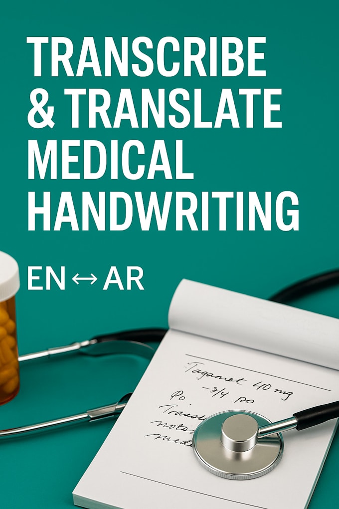 transcribe and translate handwritten medical documents