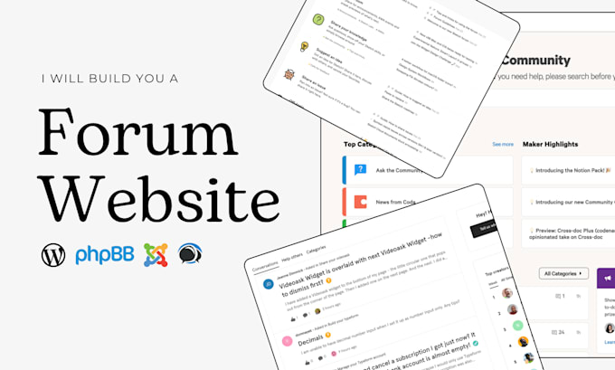 build you a forum website