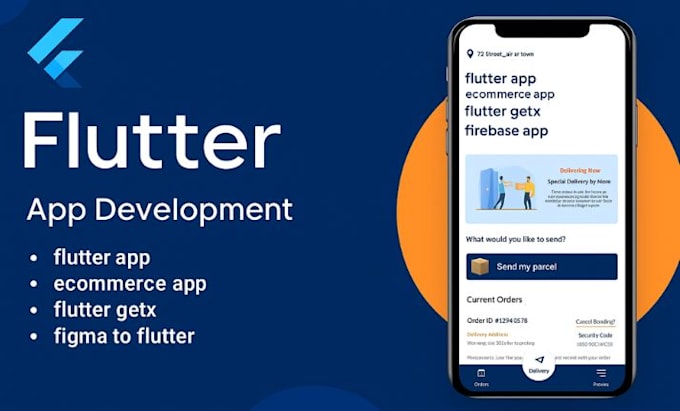 develop modern ecommerce app in flutter with getx, firebase and apis