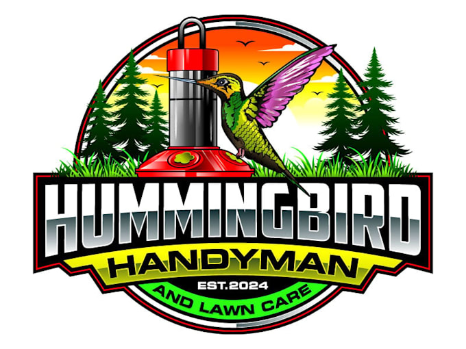 design proffesional hummingbird logo