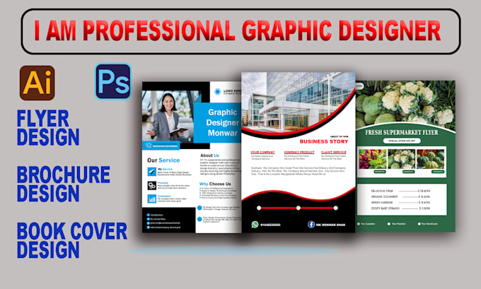 crate modern and stunning flyer and brochure design