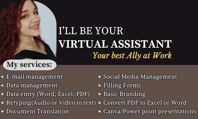 be your reliable virtual assistant