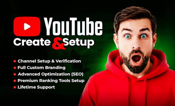 setup youtube channel with your personal branding