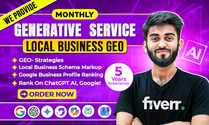 do monthly local SEO, gbp optimization, and GEO for ai search ranking