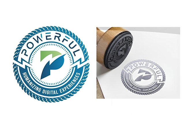 design a unique stamp badge or seal logo