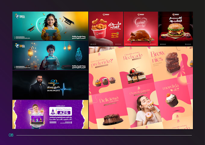 Design professional and eye catching social media posts by Nader_salama ...