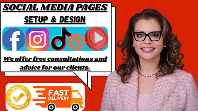 create professional facebook business page instagram page fb fan page setup