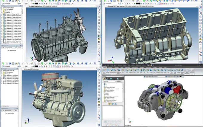 2d cad drawing autocad drafting solidworks fusion 360 catia 3d ...