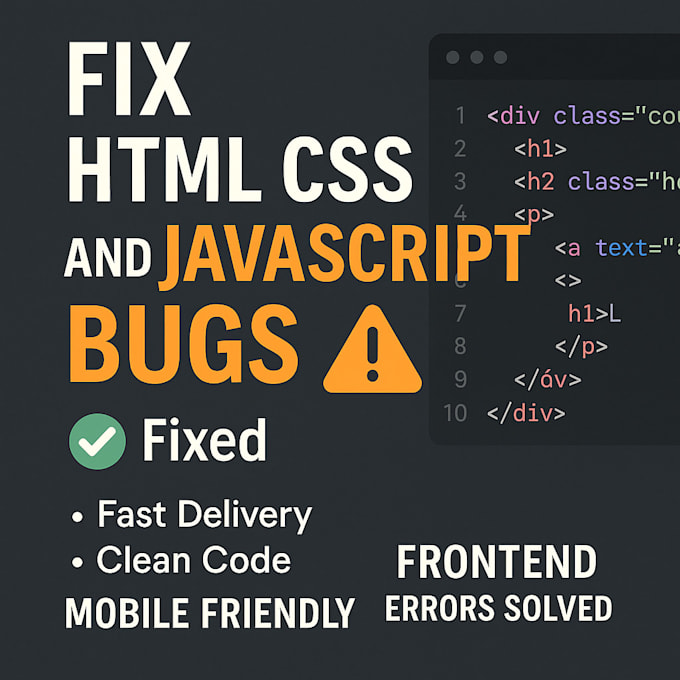 fix HTML CSS javascript bug