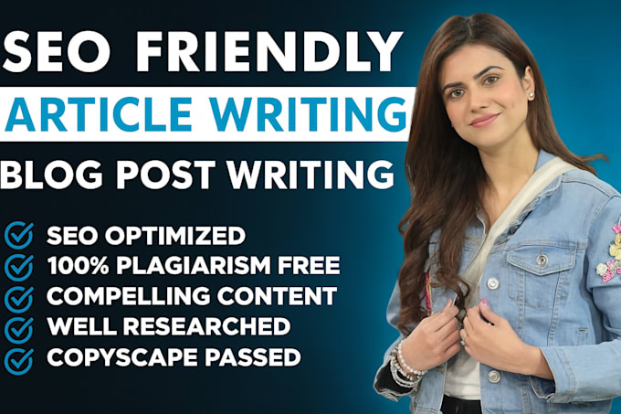 write SEO articles, blog posts and high converting copy