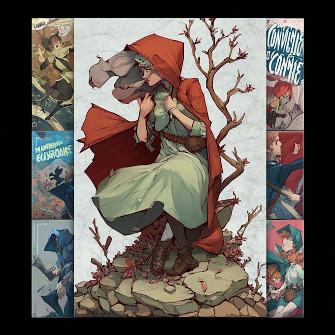 do comic cover arts for your stories
