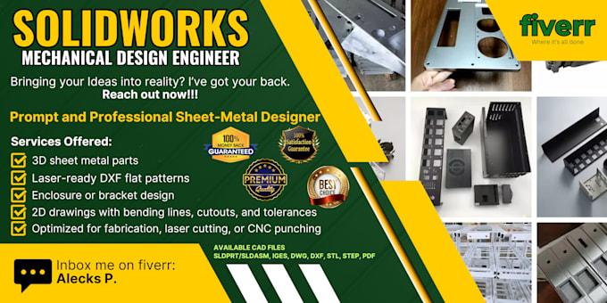 design production ready mechanical parts and assemblies