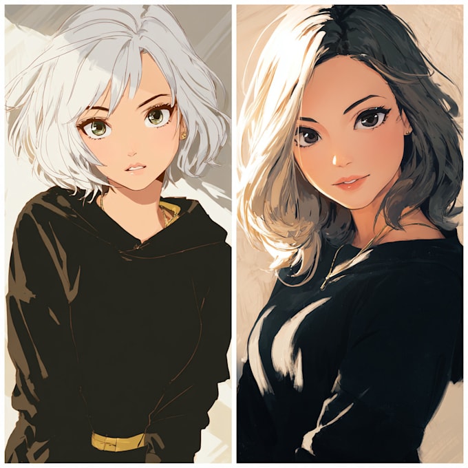 design anime, fanart and vtuber art