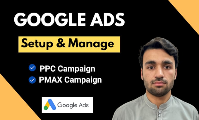 setup google ads adwords ppc search, display, pmax campaigns
