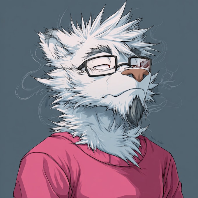draw custom furry reference sheet character