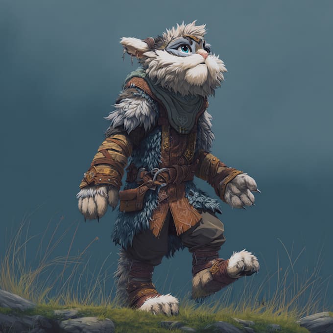 draw custom furry reference sheet character
