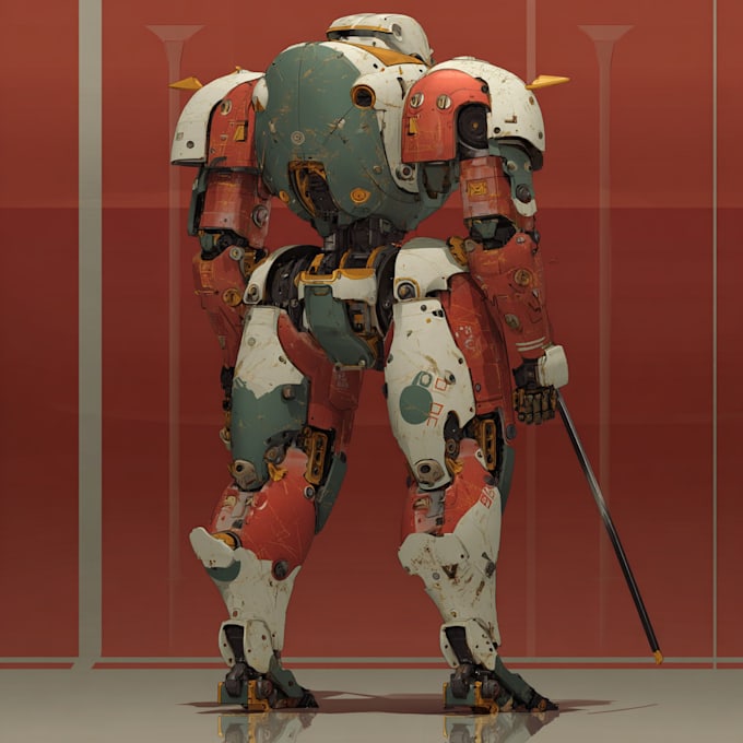 draw sci fi, star wars, mecha, sprite character design
