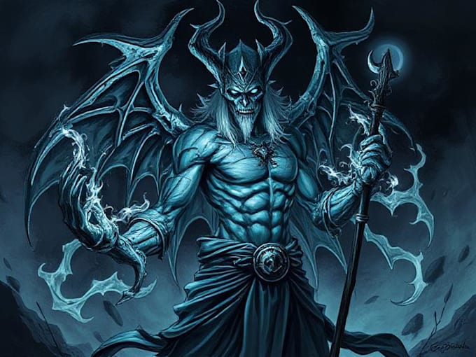 create concept art, illustration,monster art, horror art