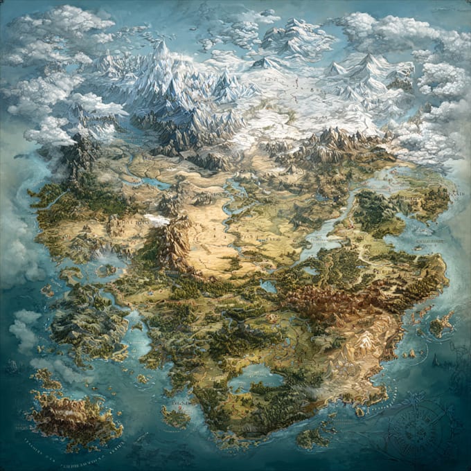 design vector maps, event maps, fantasy festival maps