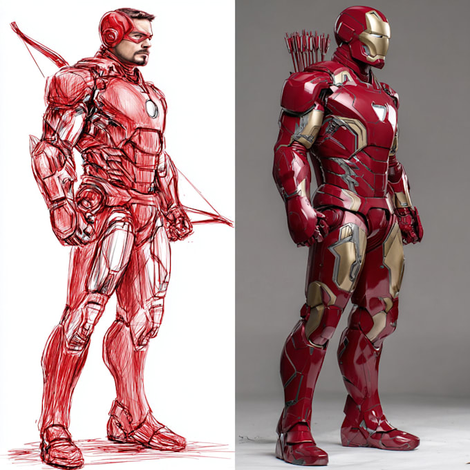make you as superhero or other fictional character