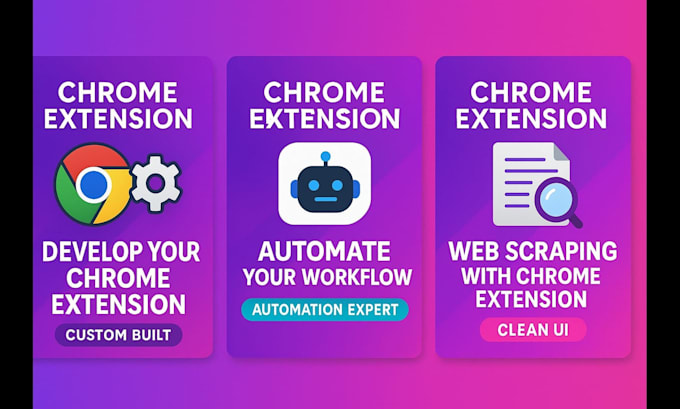 create a custom google chrome extension