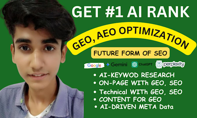 do generative ai engine optimization, GEO, aeo, SEO for ai rank
