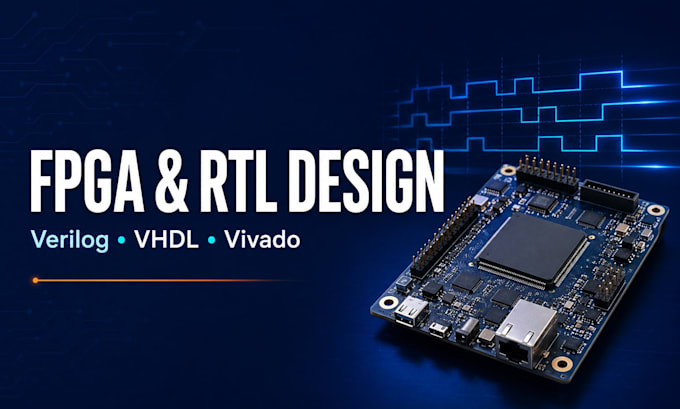 design fpga rtl in verilog or vhdl using vivado