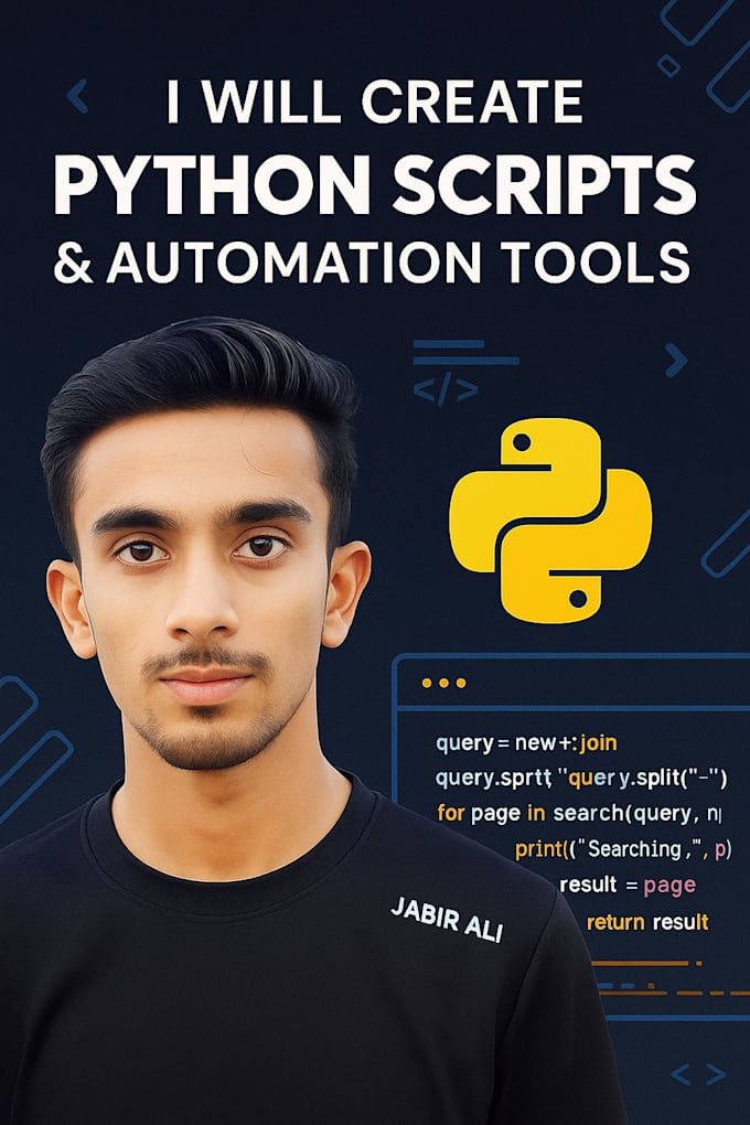 write clean and optimized python code for your project