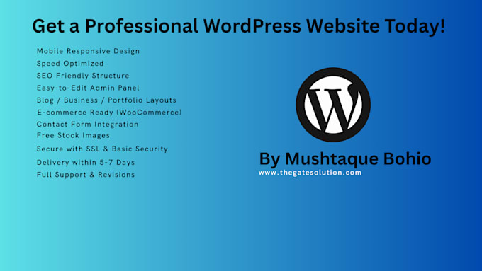 design a modern wordpress website or blog using premium themes