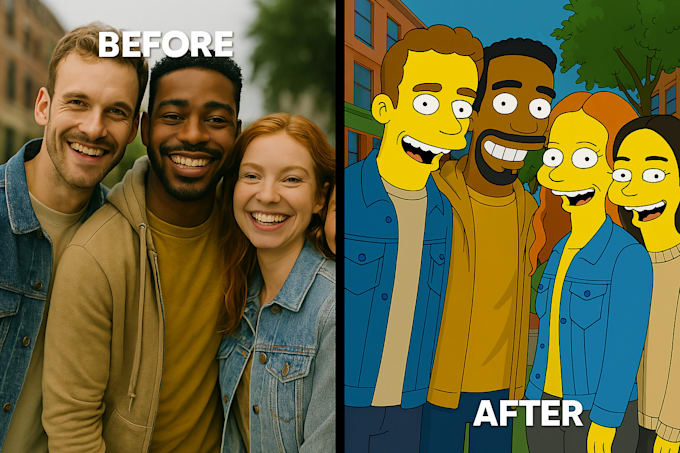 simpsonize your photo instantanely