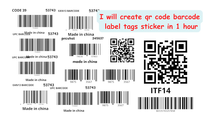 create barcode labels for your product