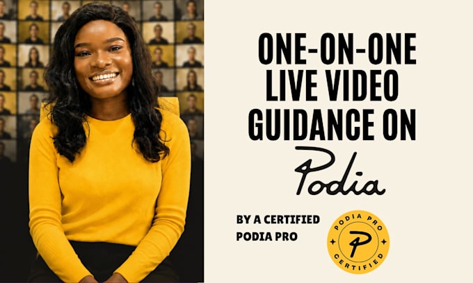 guide you to set up your podia website in live video