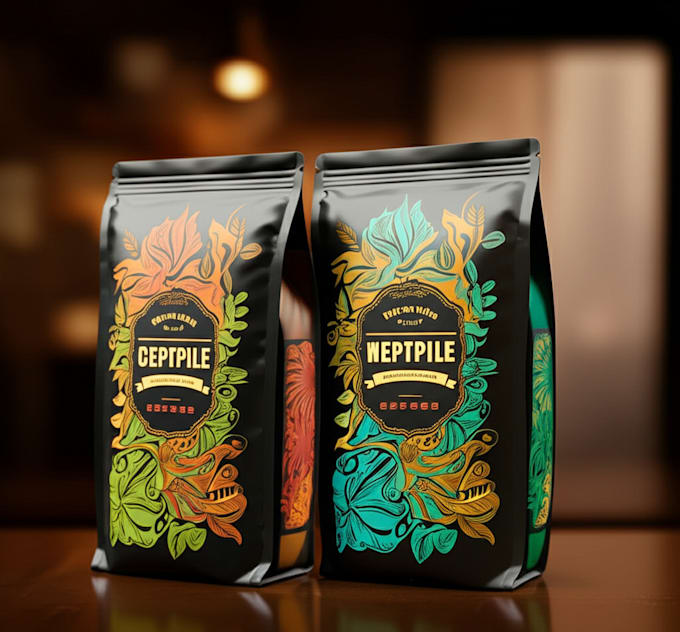 Design coffee bag , coffee packaging and coffee label design by ...